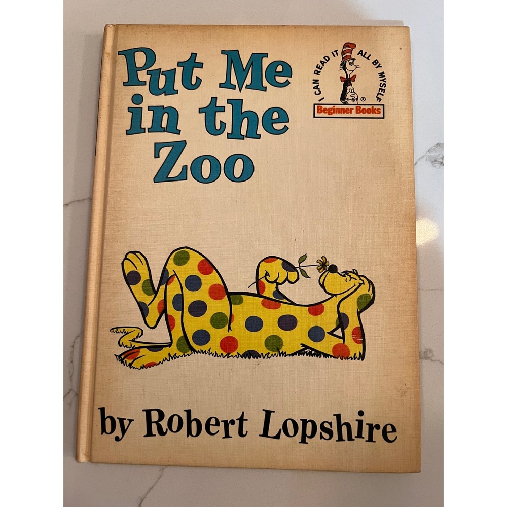 Put Me in the Zoo Robert Lopshire Beginner Books Dr Seuss Hardcover Vintage